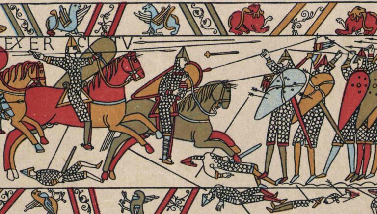 Битва при Гастингсе, фрагмент «Гобелена из Байё» / © wikipedia.org