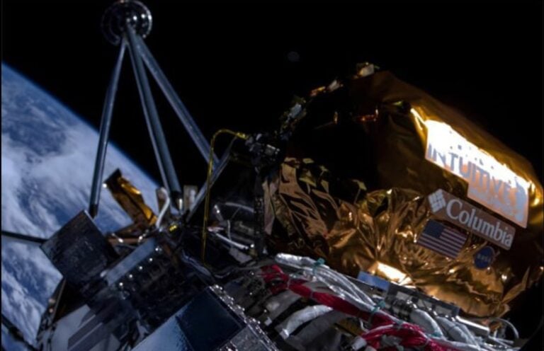 Аппарат «Одиссей» на пути к Луне / © Wikimedia Commons