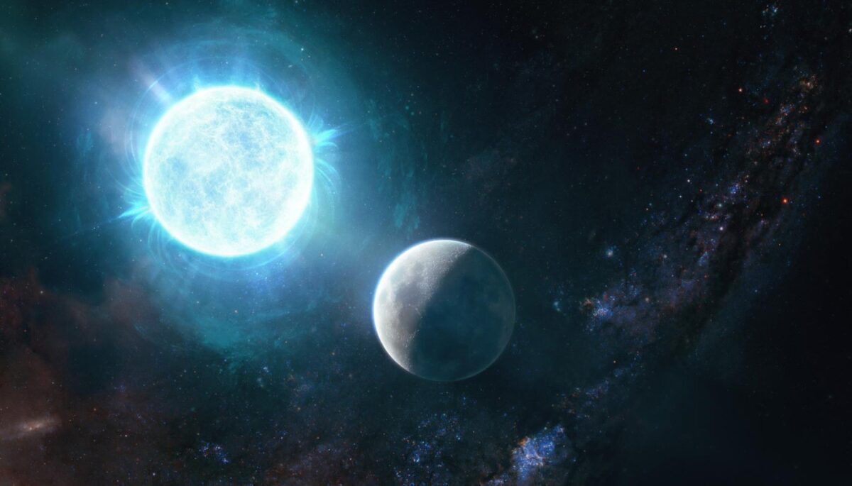 Белый карлик и экзопланета в представлении художника / © Giuseppe Parisi