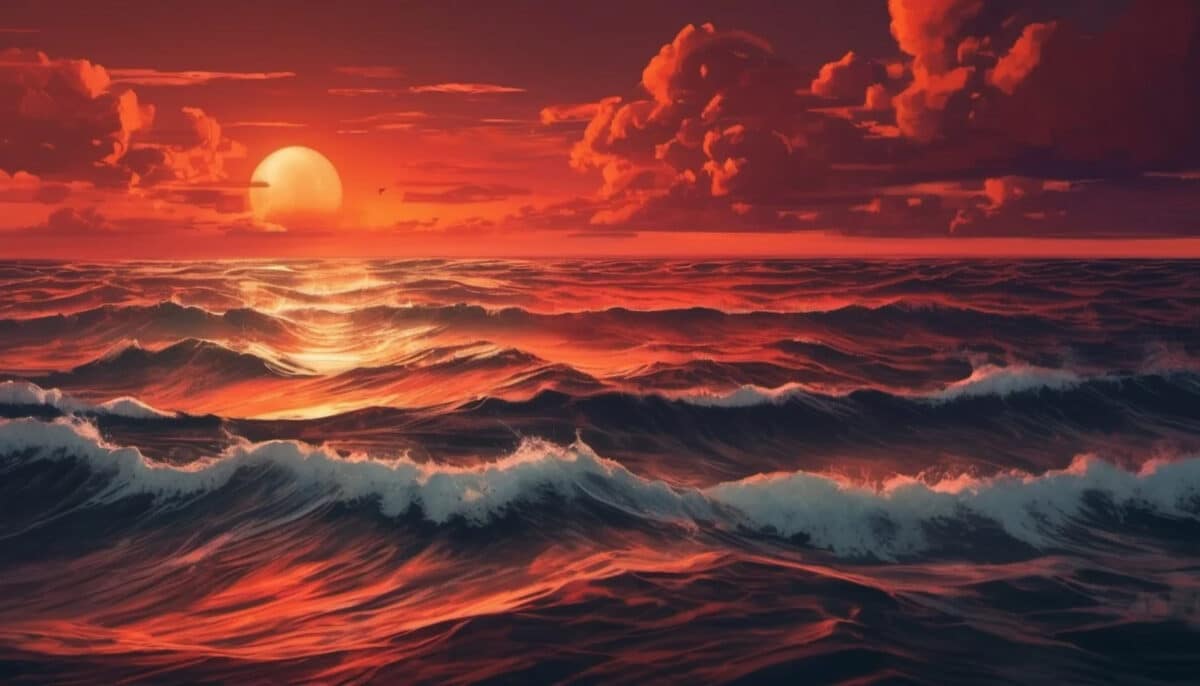 Предполагаемый вид поверхности водного мира, к которому часть исследователей относит K2-18b / © Shang-Min Tsa, UCR.