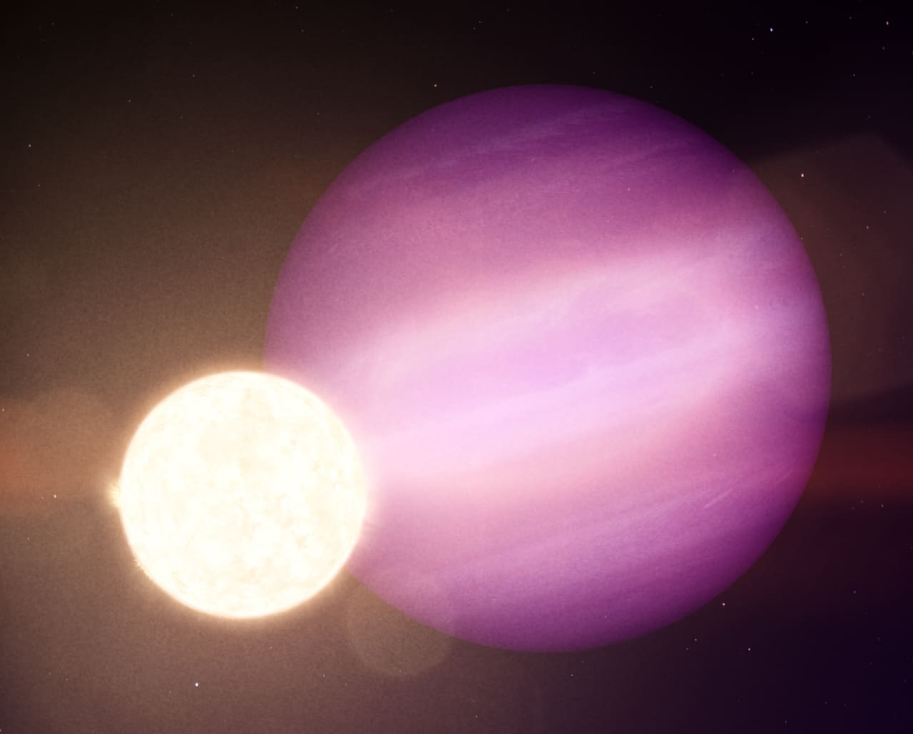 Планета размером с Юпитер вращается очень близко к белому карлику, чего теоретически быть не должно. Американские ученые объяснили, как подобные миры могут формироваться / © Goddard Space Flight Center, NASA