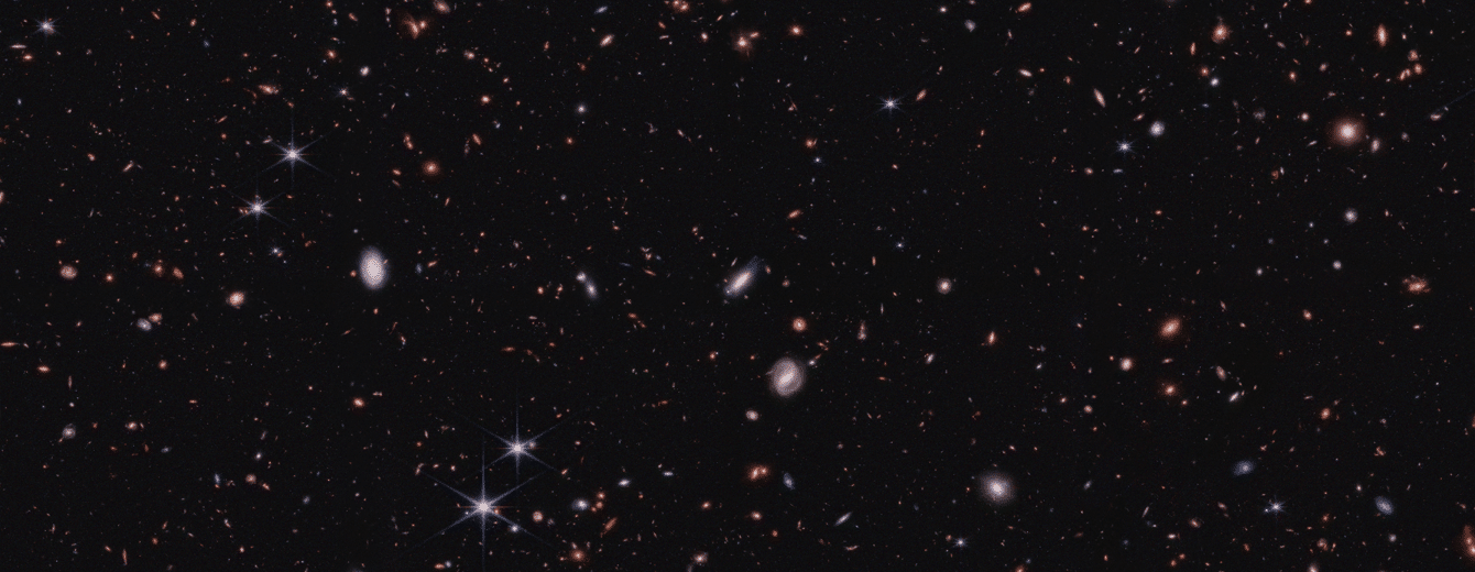 Ранние галактики на снимке обсерватории «Джеймс Уэбб» / © Webb Space Telescope