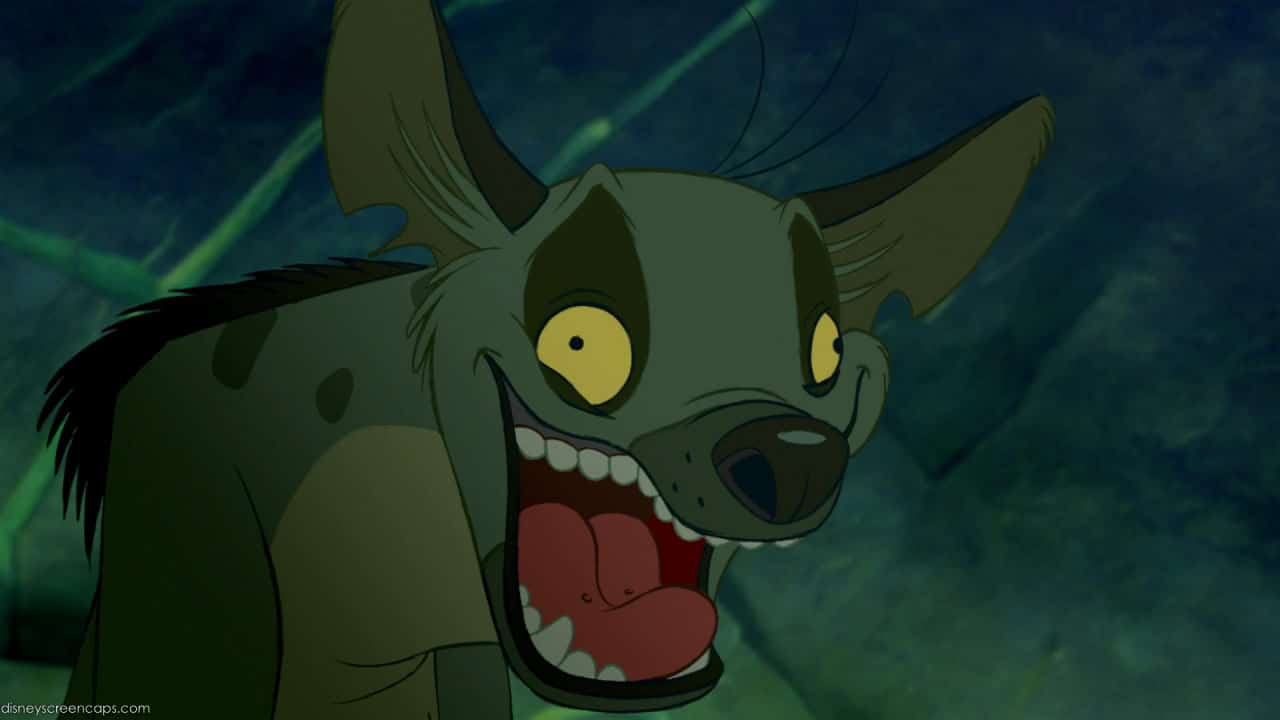 Страдающая косоглазием и немотой гиена Эд из мультфильма «Король Лев» / © Buena Vista Pictures