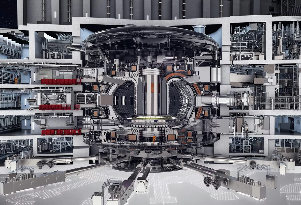 Ключевая часть ИТЭР после достройки в представлении художника / © Wikimedia Commons