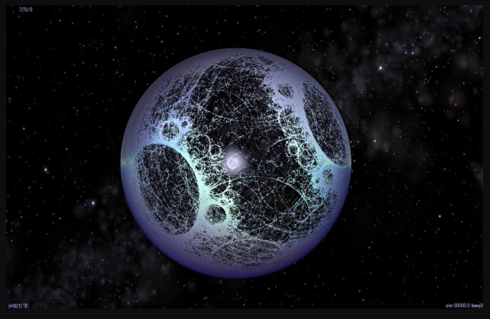 В 1960 году американский физик Фримен Дайсон предположил, что внеземные развитые цивилизации строят вокруг своих звезд гигантские астроинженерные структуры, позволяющее использовать энергию светил. Речь шла о сферической оболочке, возведенной вокруг родительской звезды, с радиусом, сопоставимым с радиусами планетарных орбит. Чуть позже эти гипотетические сооружения стали называть сферами Дайсона / © SentientDevelopments.com