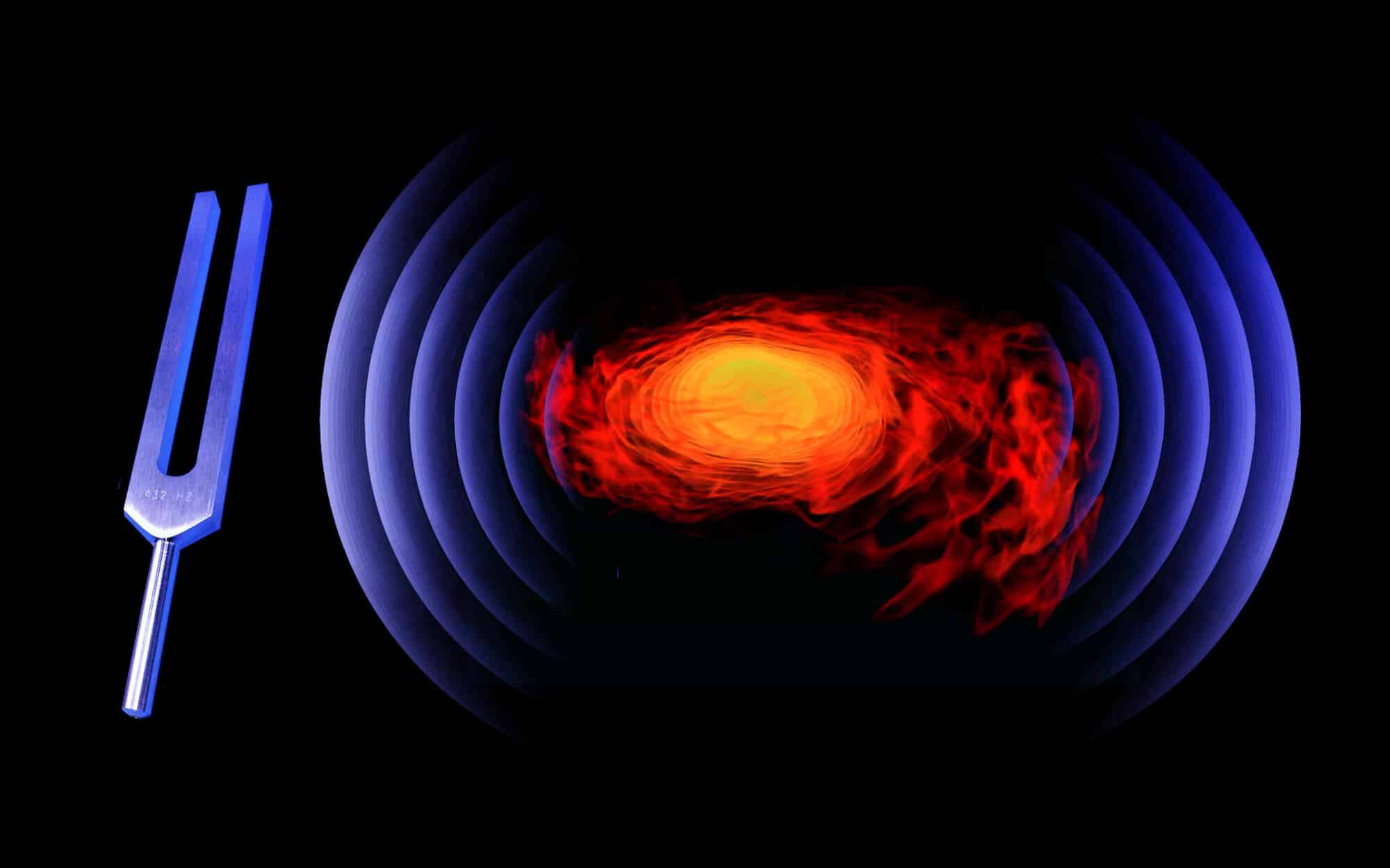 Результаты компьютерного моделирования выявили «чистый» сигнал, испускаемый двумя нейтронными звездами в процессе слияния / © L. Rezzolla/pixabay
