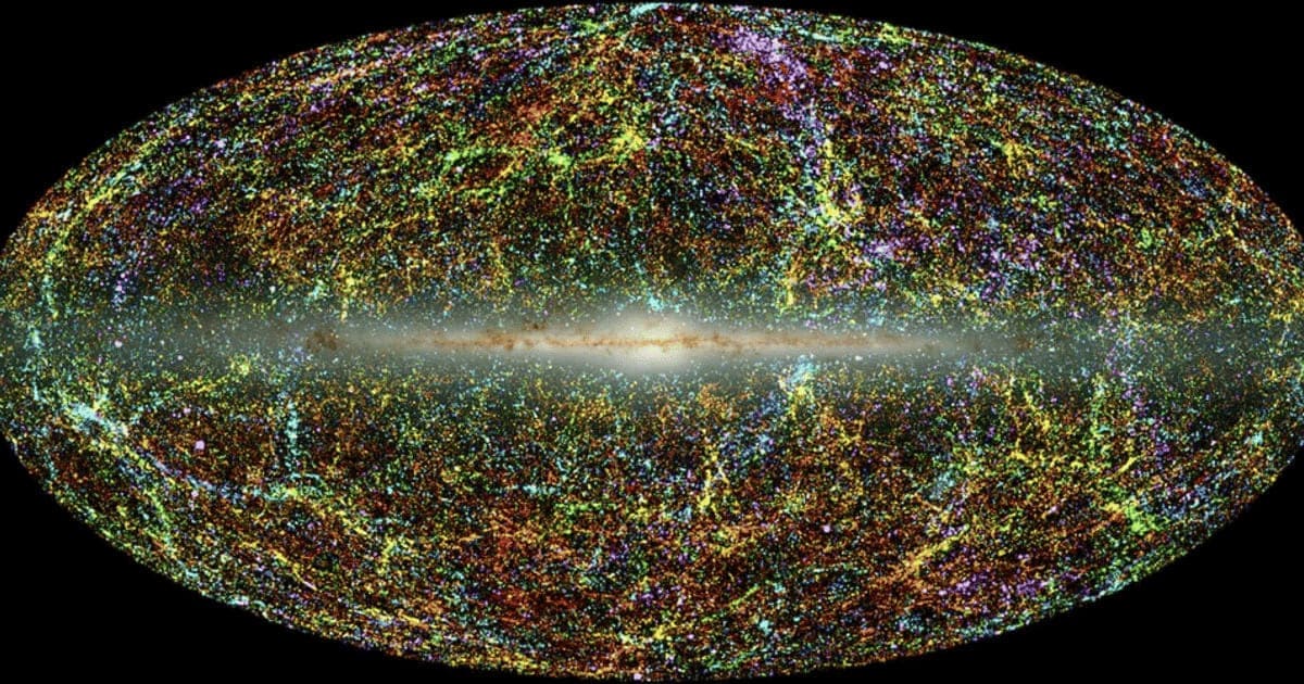 Галактические сверхскопления вокруг Млечного Пути / © Dr. T.H. Jarrett