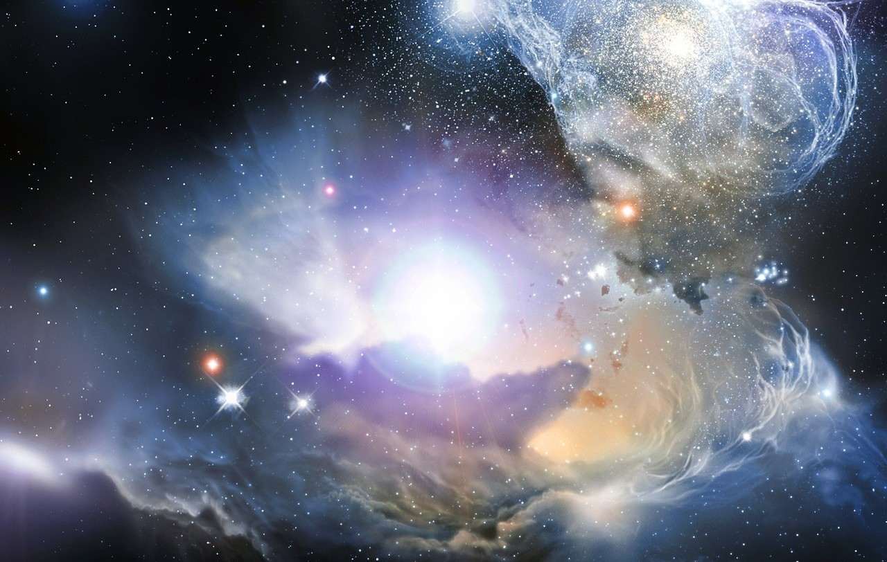 Иллюстрация вспышки сверхновой / © ESA & Wolfram Freudling (STScI/ESO, Germany)