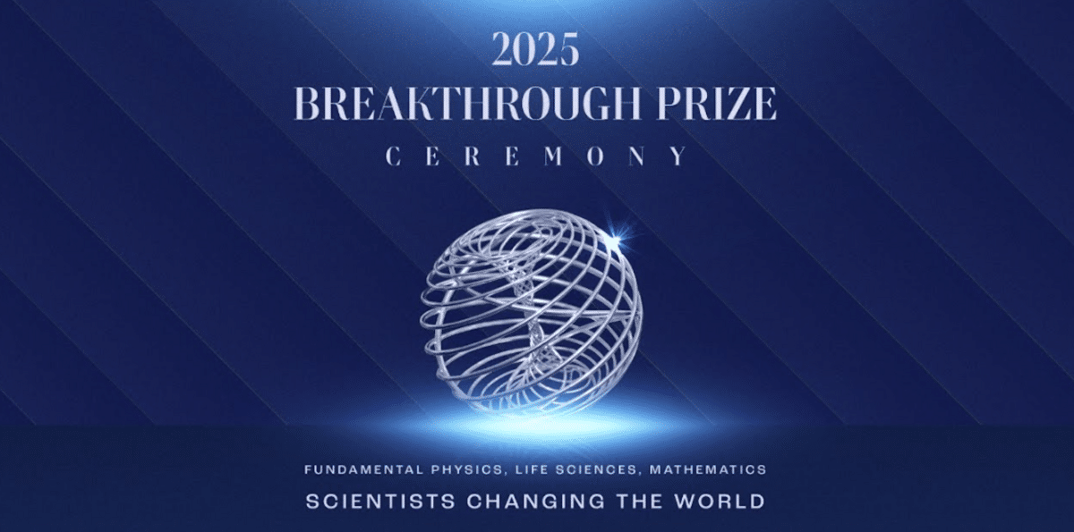 Официальная церемония награждения Breakthrough Prize 2025 состоится 12 апреля / © YouTube