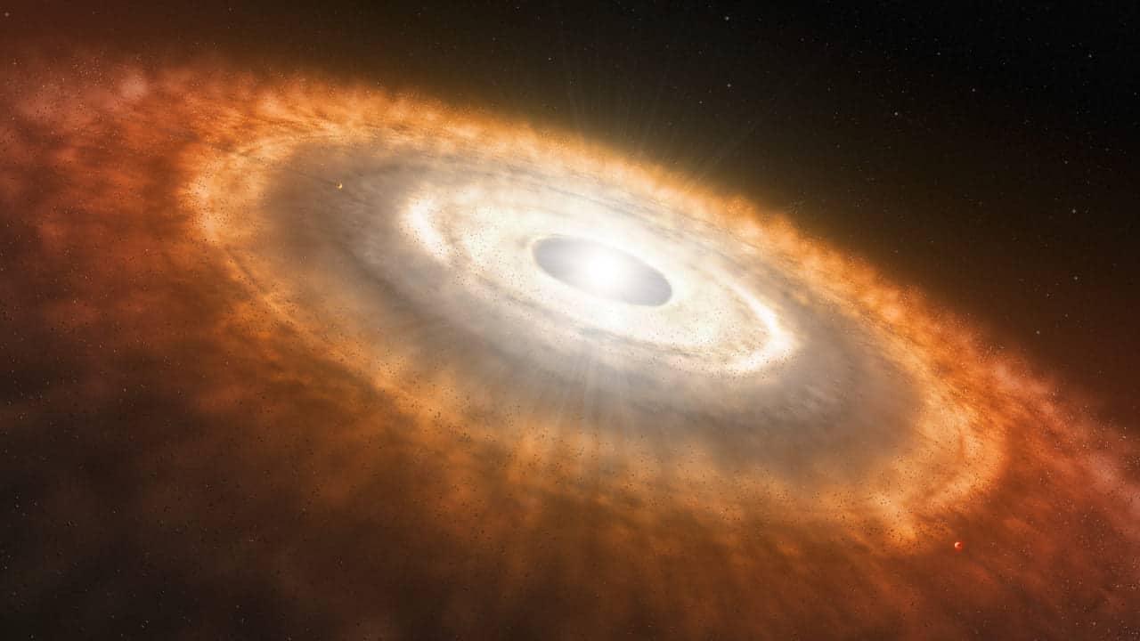 Протопланетный диск в представлении художника / © ESO/L. Calçada