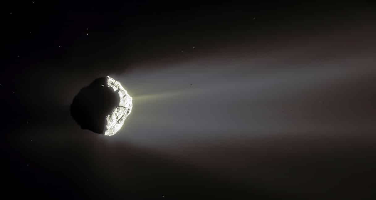 Комета 67Р/Чурюмова — Герасименко / © ESA NAVCAM, Giuzeppe Conzo