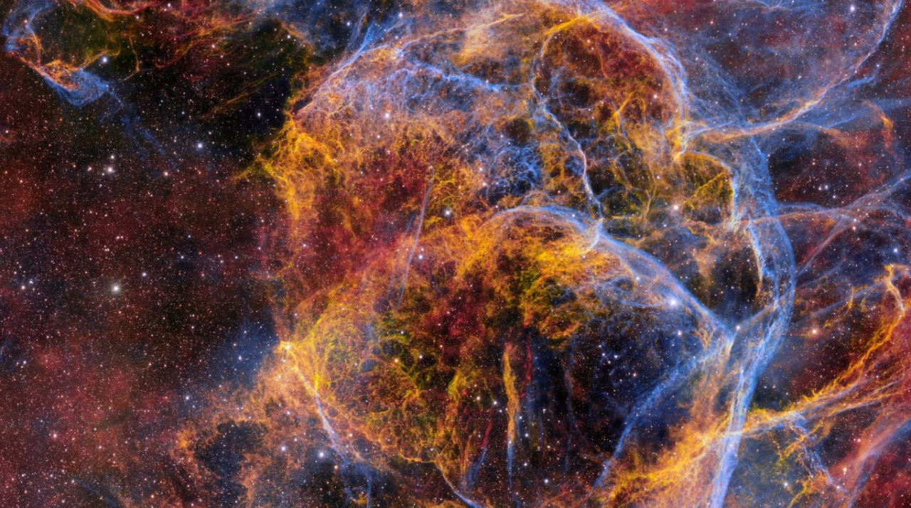 Остатки сверхновой в парусах примерно в 800 световых годах от Земли / © Wikimedia Commons, CTIO