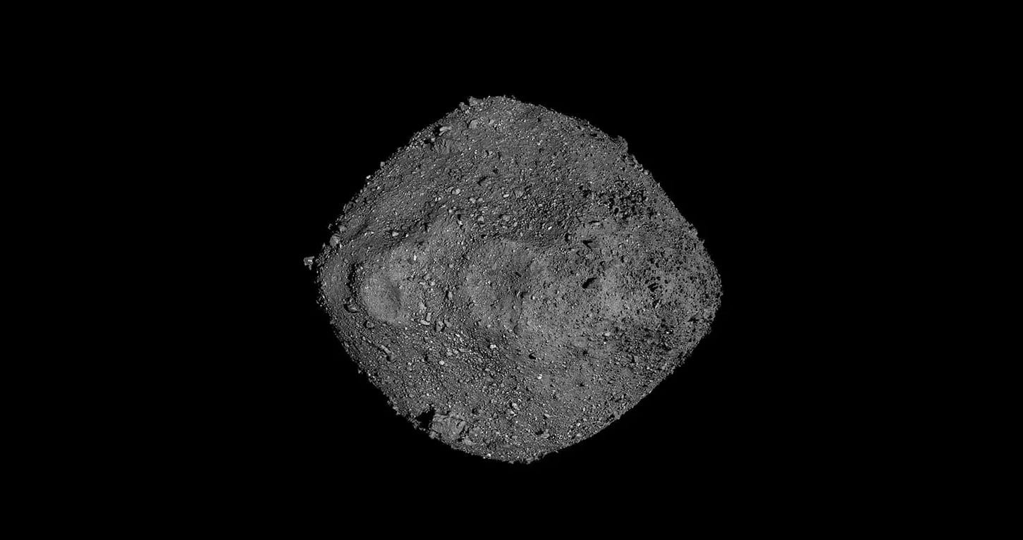 Снимок астероида Бенну, скомпонованный из множества снимков, сделанных аппаратом OSIRIS-REx / © NASA, Goddard, University of Arizona