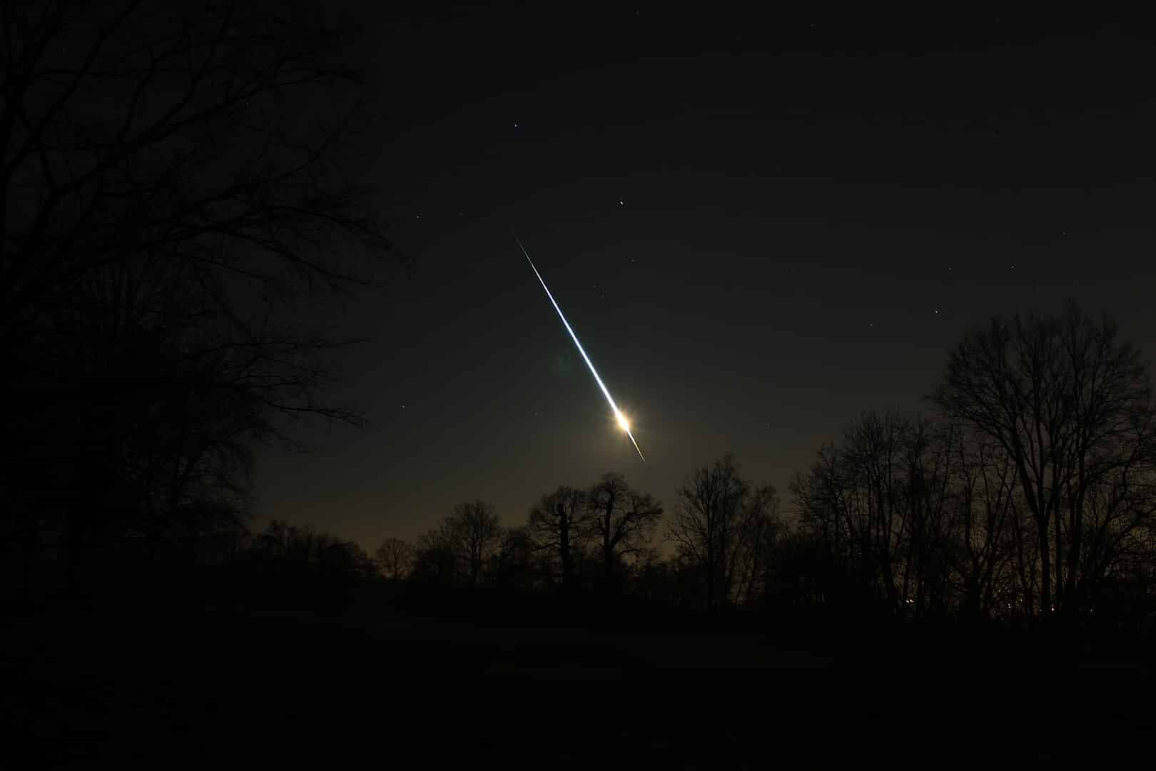 Метеороид 2023 CX1 в небе над Францией 13 февраля 2023 года / © Wikimedia Commons/Wokege