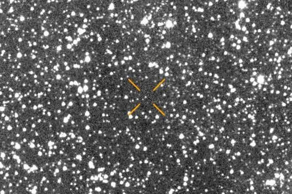 Изображение 3I/ATLAS, полученное телескопом ATLAS в момент обнаружения 1 июля 2025 года / © ATLAS/University of Hawaii/NASA