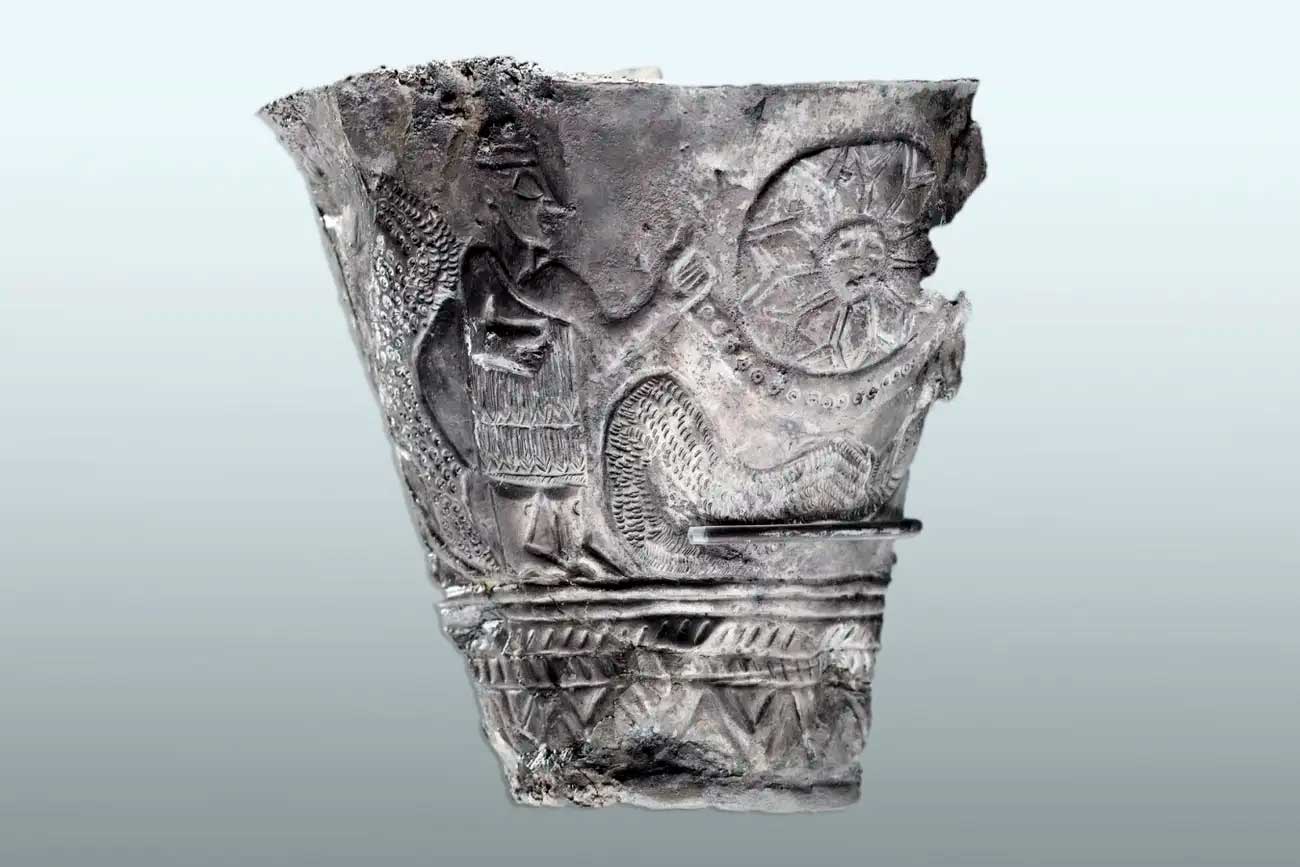 Серебряный кубок Айн Самия / © The Israel Museum, Jerusalem, Ardon Bar Hama