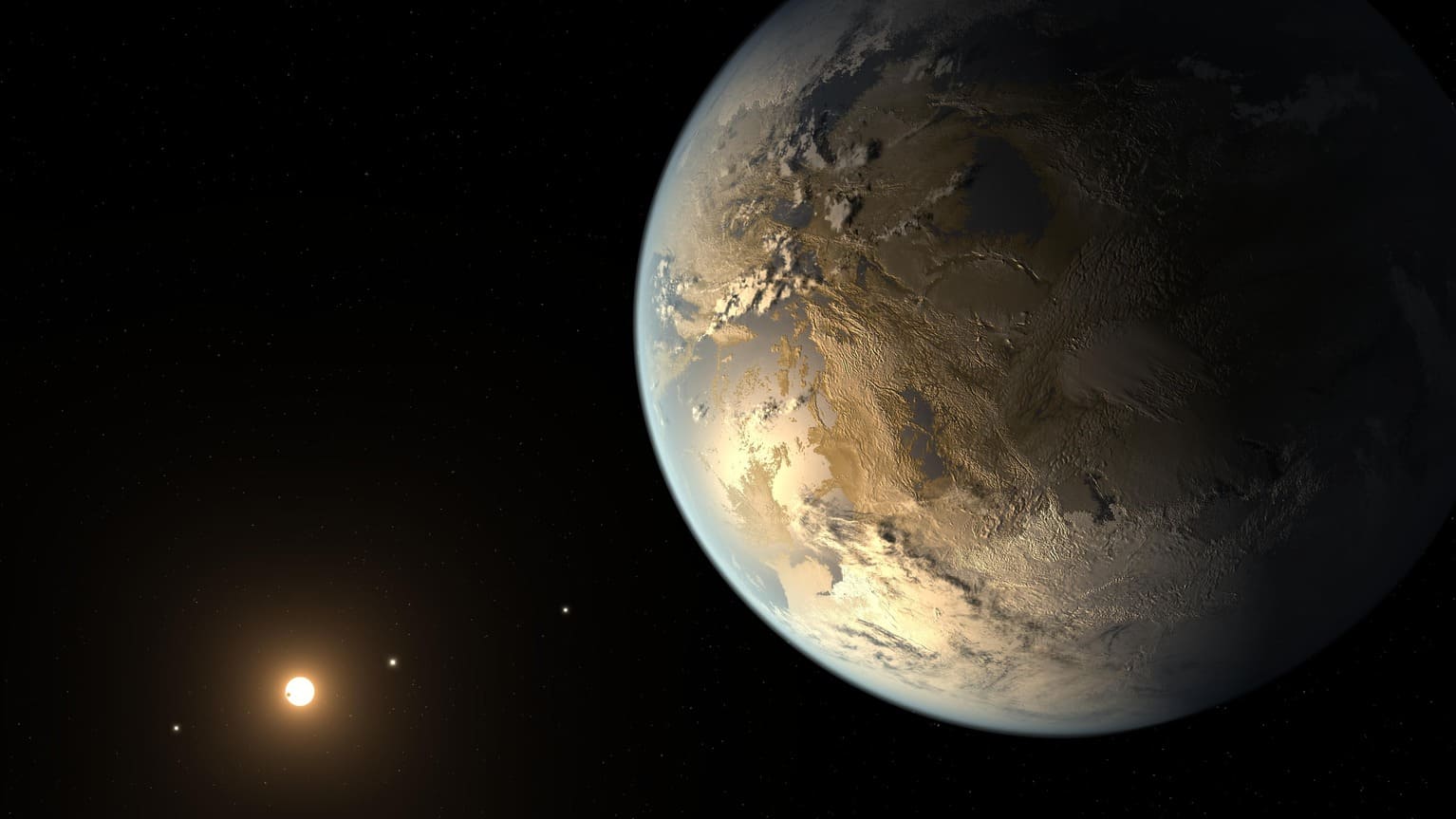 Экзопланета Kepler-186 f в представлении художника / © NASA/Ames/SETI Institute/JPL-Caltech