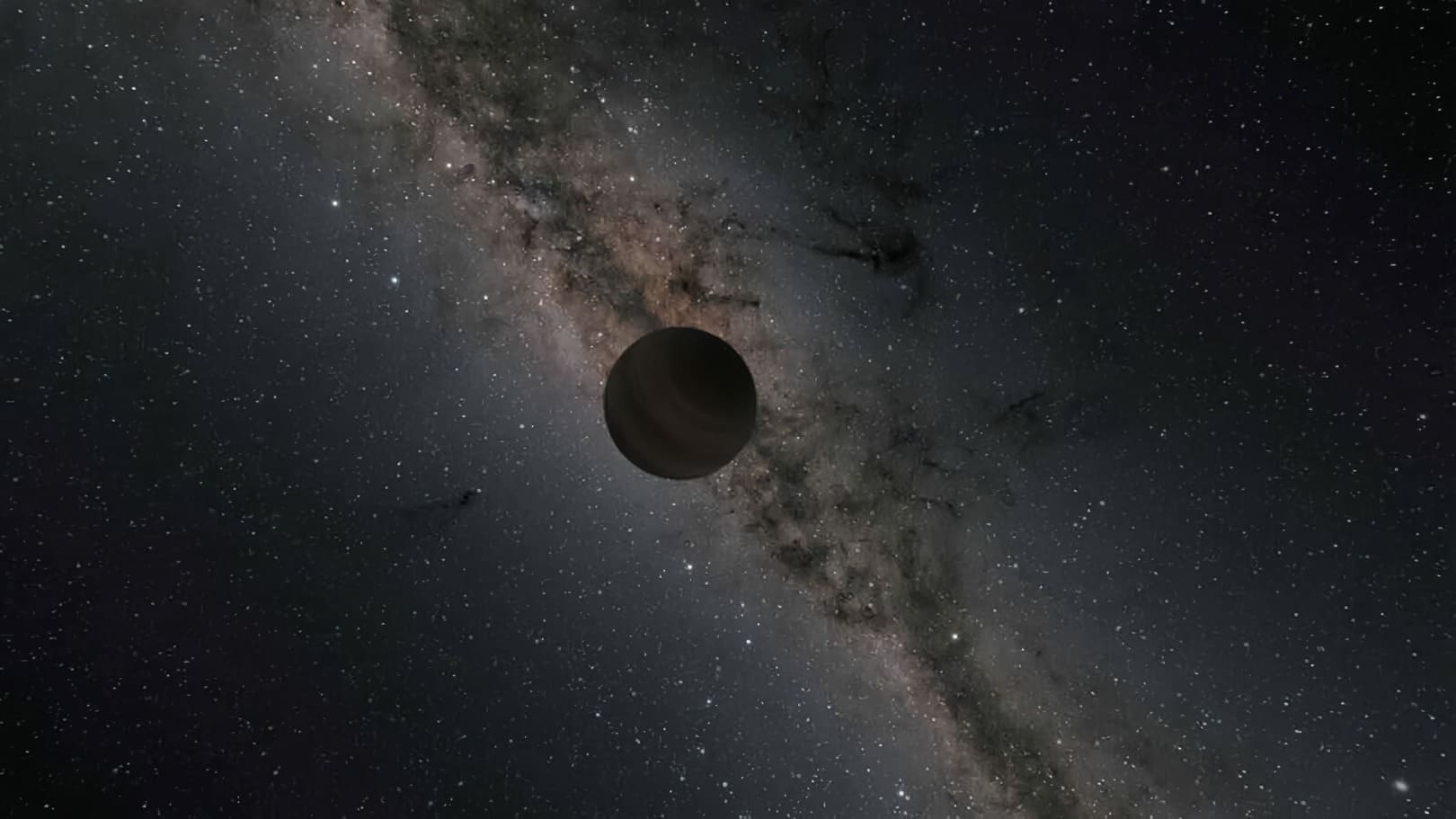 Свободноплавающая планета в представлении художника / © NASA/JPL-Caltech/R. Hurt (Caltech-IPAC)