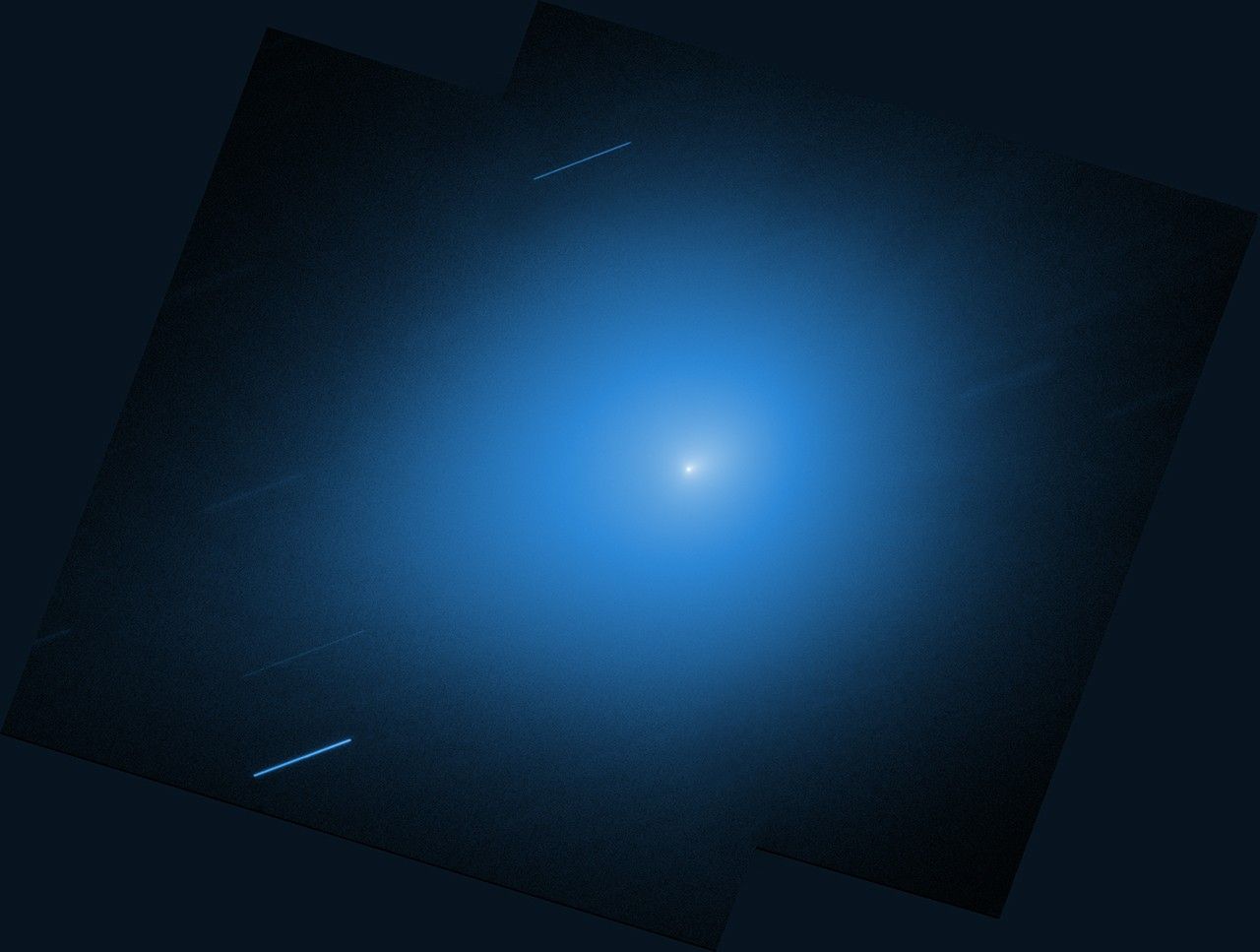 Межвездная комета 3I/ATLAS 30 ноября 2025 года / © NASA, ESA, STScI, D. Jewitt (UCLA), M.-T. Hui (Shanghai Astronomical Observatory). Image Processing: J. DePasquale (STScI)