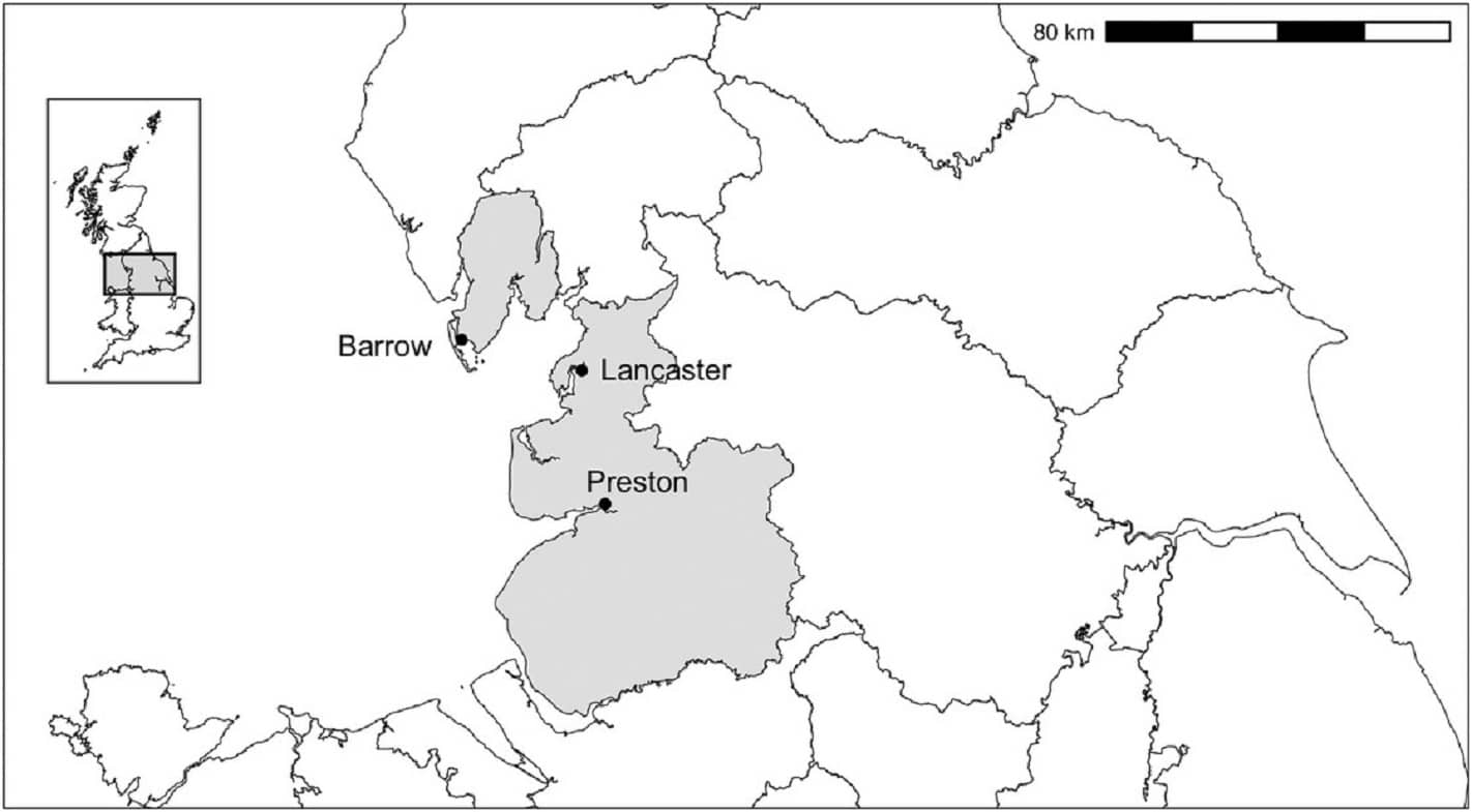 Лингвисты изучили, как изменились диалекты английского графства Ланкашир под влиянием индустриализации XIX века / © Claire Nance et al., Journal of Sociolinguistics