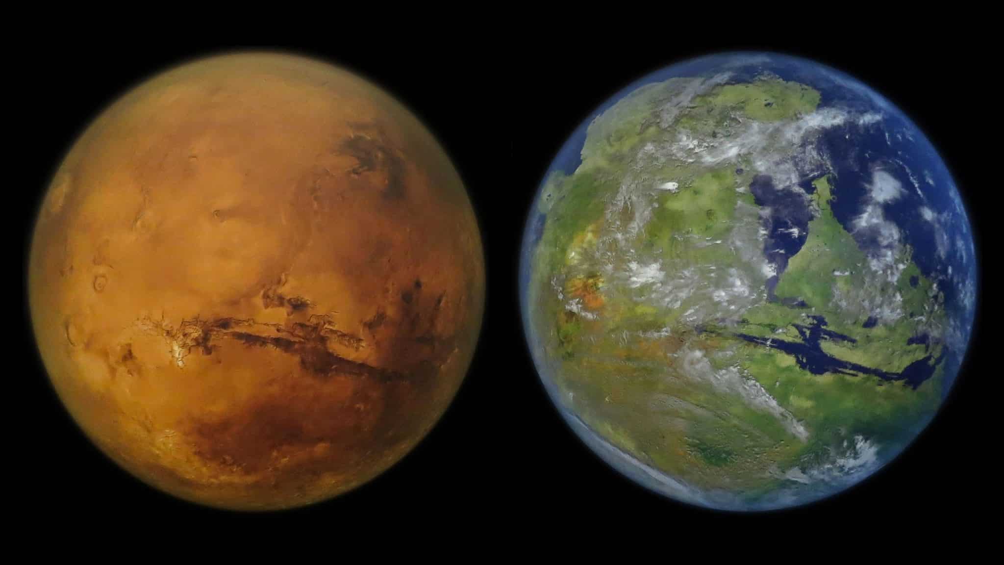 Как Марс преобразится после терраформирования / © SpaceX