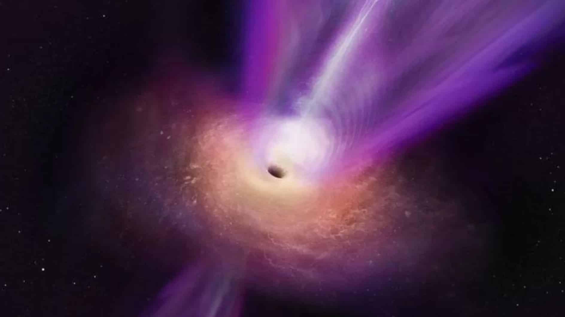Сверхмассивная черная дыра в представлении художника / © S. Dagnello (NRAO/AUI/NSF)