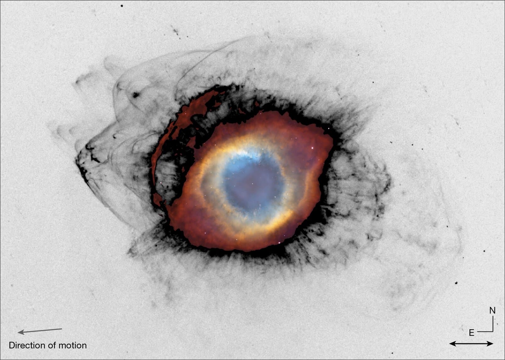 Туманность Улитка в объективе телескопа MOTHRA / © Nature (2026).