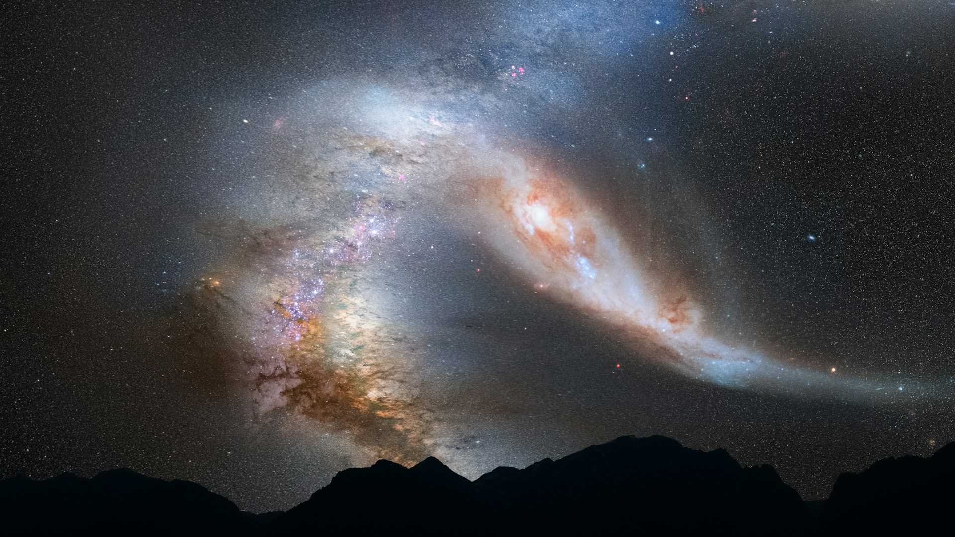 Млечный Путь в прошлом поглотил древнюю галактику-соседку / © NASA Hubble Space Telescope