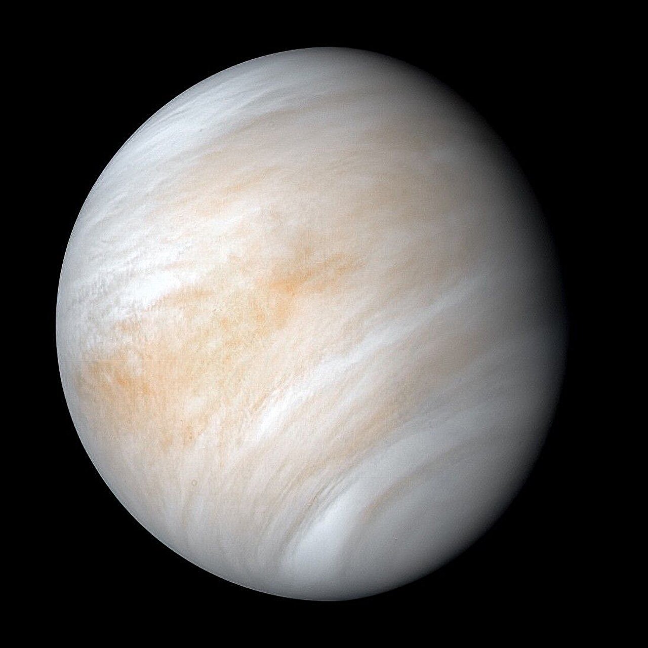 Снимок Венеры аппаратом Mariner 10 / © JPL engineer Kevin M. Gill