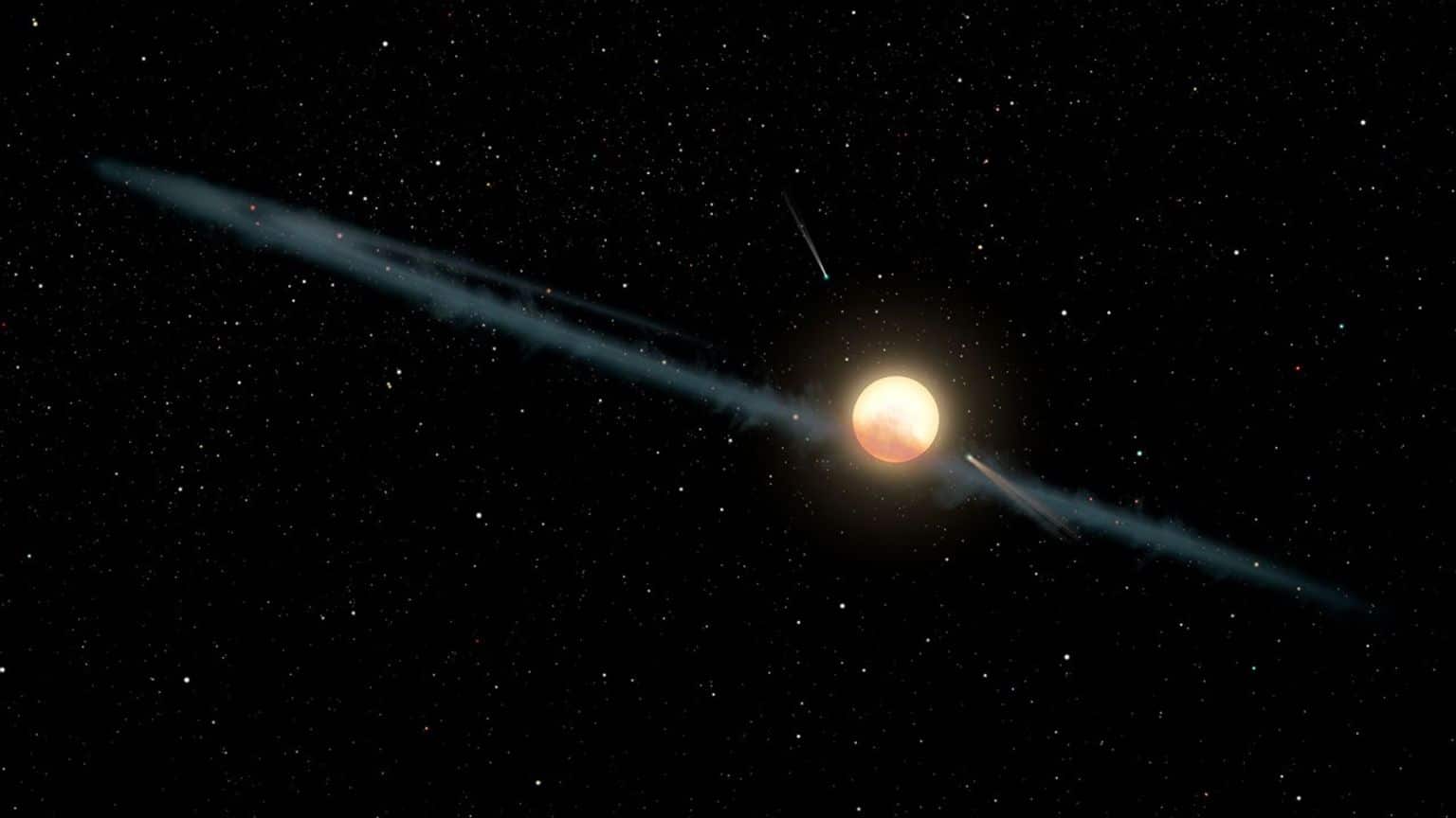Звезда Табби в представлении художника / © NASA/JPL-Caltech